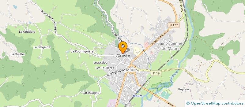 localisation de l'entreprise SCI BAISSAC FRERES à MAURS