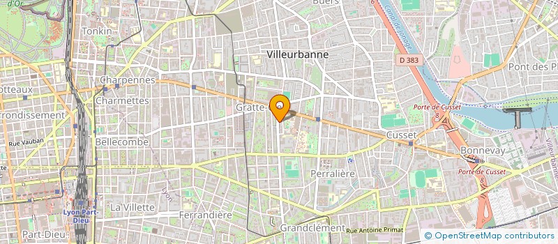 localisation de l'entreprise SCI BAJ  LYON