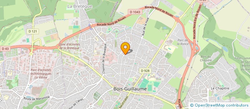 localisation de l'entreprise SCI BAJACA à BOIS-GUILLAUME