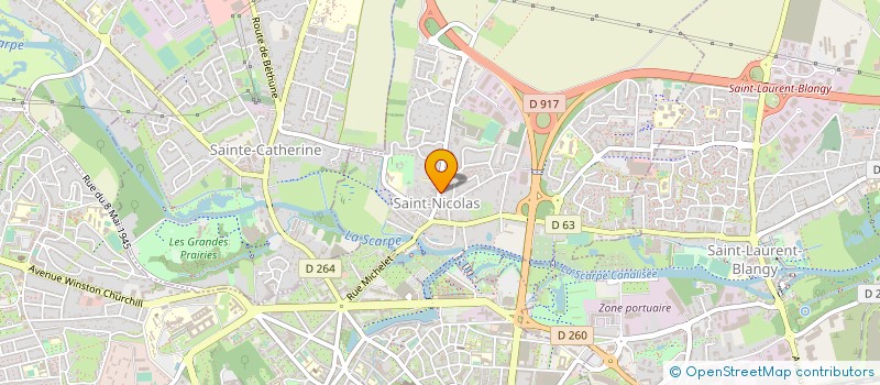 localisation de l'entreprise SCI BAJY  SAINT-NICOLAS