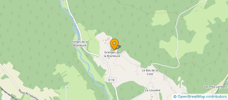 localisation de l'entreprise SCI BAK  AILLEVILLERS-ET-LYAUMONT