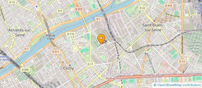 localisation de l'entreprise SCI BAK à CLICHY