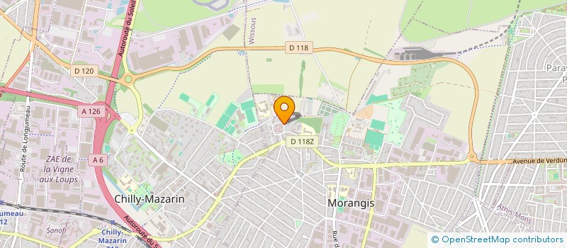 localisation de l'entreprise SCI BAK à MORANGIS