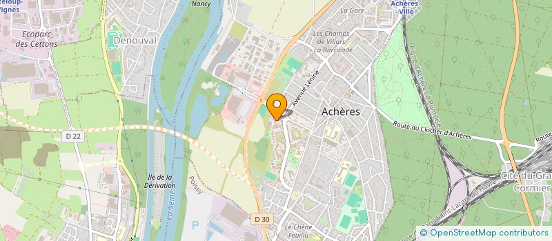 localisation de l'entreprise SCI BAKA IDA OUSEMLAL  ACHERES