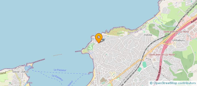 localisation de l'entreprise SCI BAKANTZAK à SAINT-JEAN-DE-LUZ