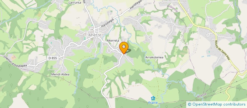 localisation de l'entreprise SCI BAKARRA  AHETZE
