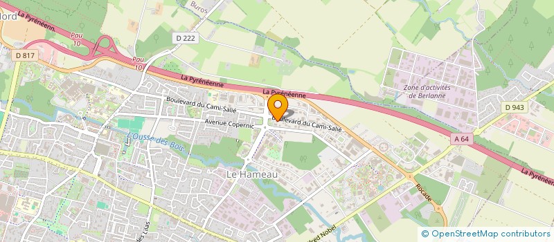 localisation de l'entreprise SCI BAKEA à PAU