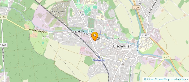 localisation de l'entreprise SCI BAKER  BISCHWILLER