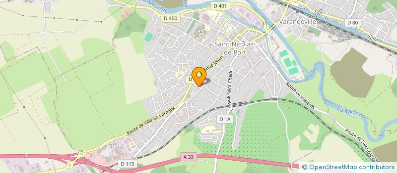 localisation de l'entreprise SCI BAKER STREET  SAINT-NICOLAS-DE-PORT