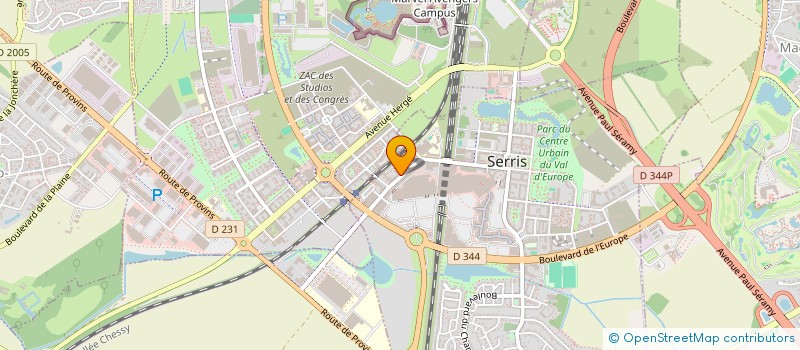 localisation de l'entreprise SCI BAKHTI  SERRIS