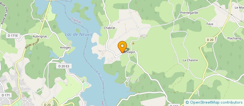 localisation de l'entreprise SCI BAKKER  LIGINIAC