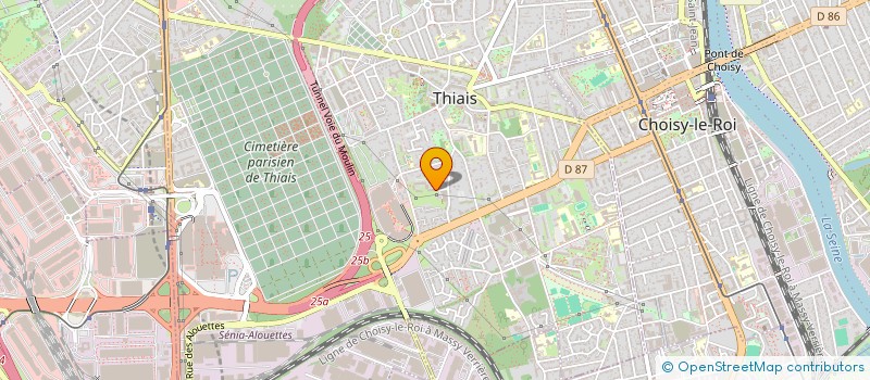 localisation de l'entreprise SCI BAKLOUCHE  THIAIS