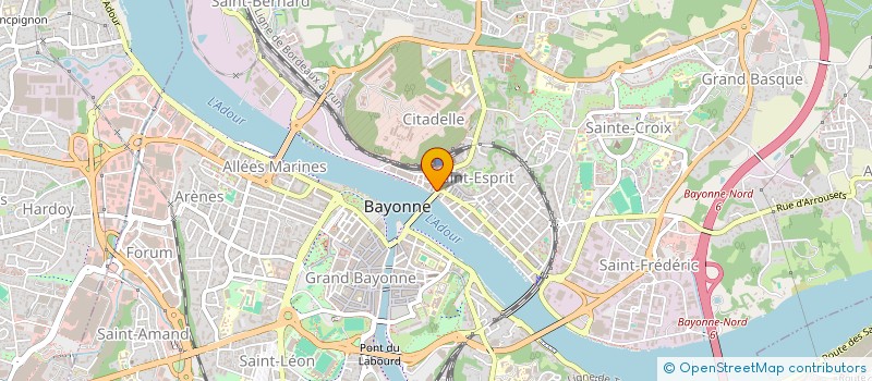 localisation de l'entreprise SCI BAKO à BAYONNE