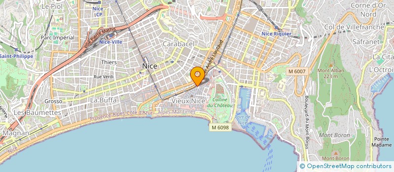 localisation de l'entreprise SCI BAKOUCHE à NICE