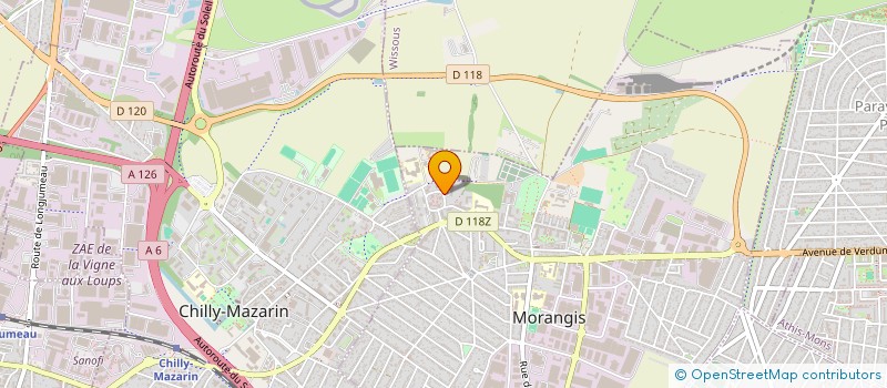 localisation de l'entreprise SCI BAKOUO à MORANGIS