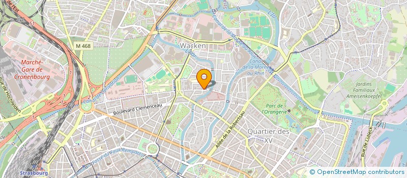 localisation de l'entreprise SCI BAKSI  STRASBOURG