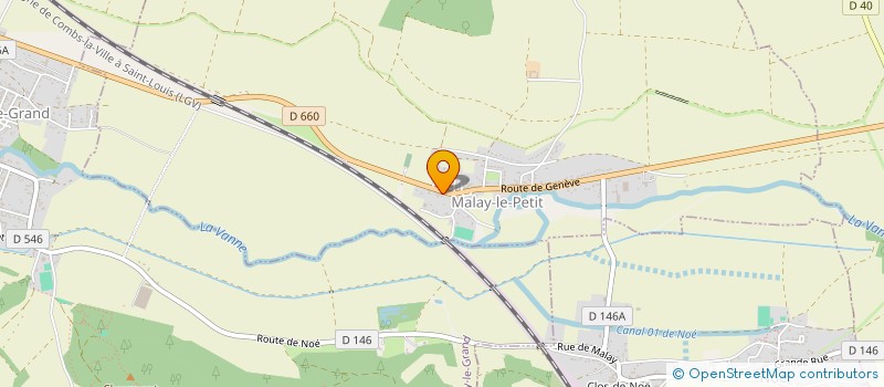 localisation de l'entreprise SCI BAKTHA IMMO  MALAY-LE-PETIT