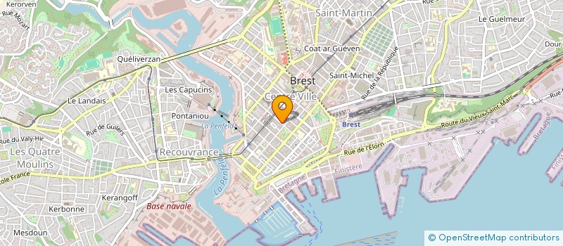 localisation de l'entreprise SCI BAL  BREST