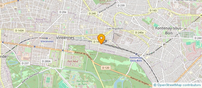 localisation de l'entreprise SCI BAL à FONTENAY-SOUS-BOIS
