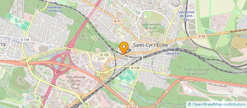 localisation de l'entreprise SCI BAL  SAINT-CYR-L ECOLE