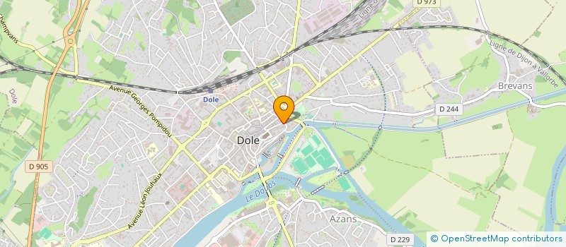 localisation de l'entreprise SCI BAL à DOLE