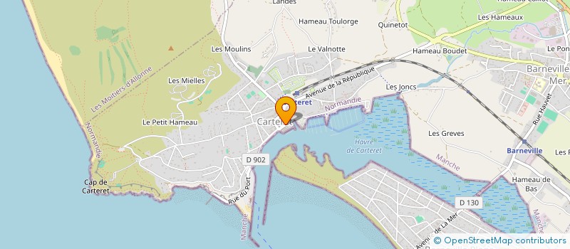 localisation de l'entreprise SCI BAL  BARNEVILLE-CARTERET