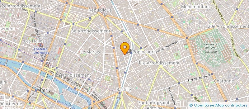 localisation de l'entreprise SCI BAL/CAMELIN  PARIS