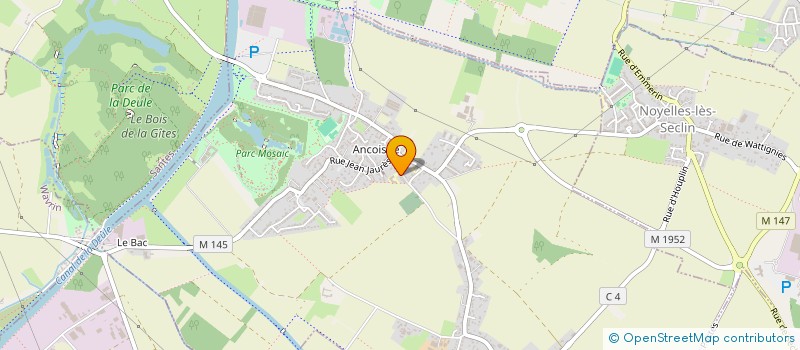 localisation de l'entreprise SCI BAL FAMILLES  HOUPLIN-ANCOISNE