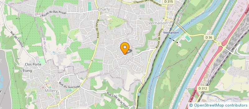 localisation de l'entreprise SCI BAL.IMMO  CHARLY