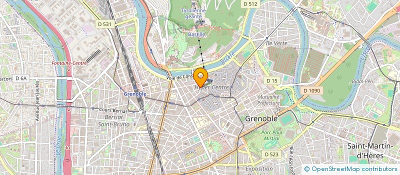 localisation de l'entreprise SCI BALA à GRENOBLE