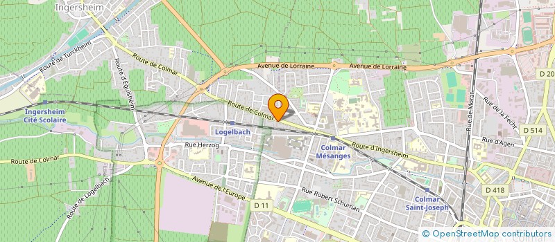 localisation de l'entreprise SCI BALABAN  COLMAR