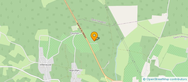 localisation de l'entreprise SCI BALAC  SAINT-LAURENT-MEDOC