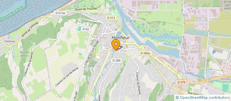 localisation de l'entreprise SCI BALADD à HONFLEUR