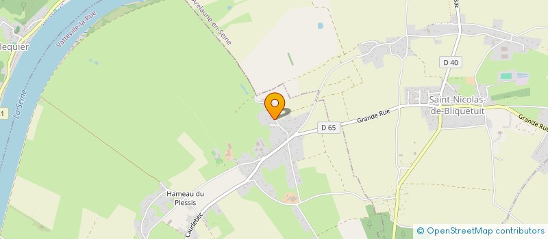 localisation de l'entreprise SCI BALADIN  VATTEVILLE-LA-RUE