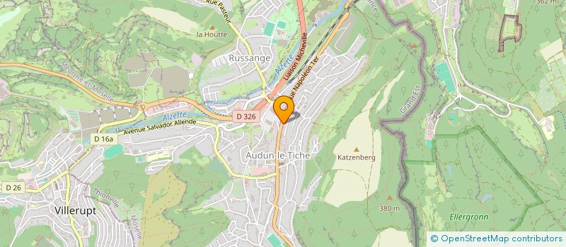 localisation de l'entreprise SCI BALAGNA à AUDUN-LE-TICHE