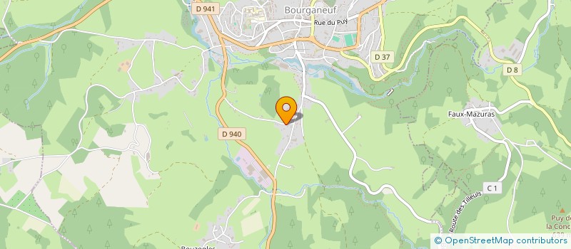 localisation de l'entreprise SCI BALAIRE à BOURGANEUF
