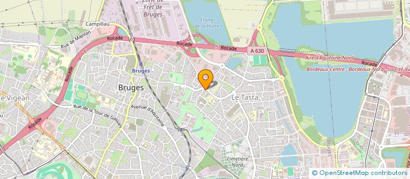 localisation de l'entreprise SCI BALAITOUS  BRUGES