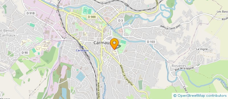 localisation de l'entreprise SCI BALAITOUS à CARMAUX