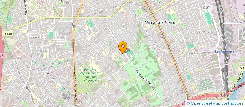 localisation de l'entreprise SCI BALAME  VITRY-SUR-SEINE