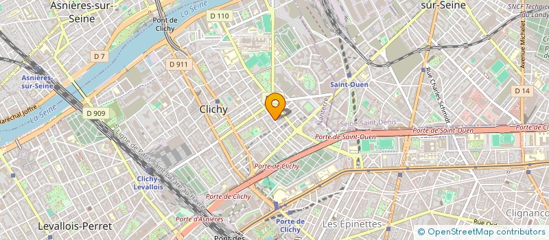 localisation de l'entreprise SCI BALANCA AGUIRRE à CLICHY