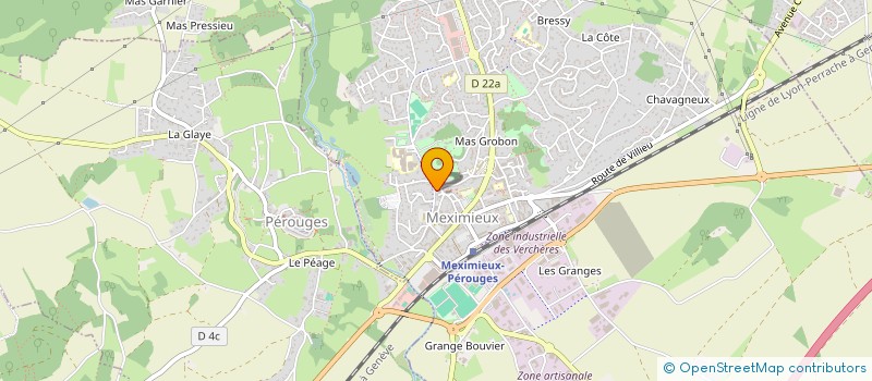 localisation de l'entreprise SCI BALANCE  MEXIMIEUX