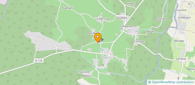 localisation de l'entreprise SCI BALAND  LANDIRAS