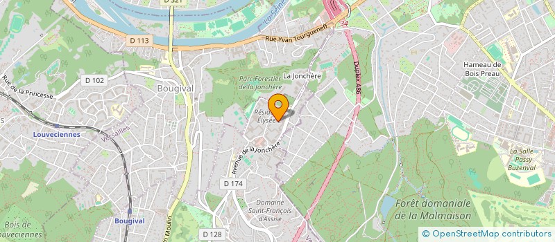 localisation de l'entreprise SCI BALANDREAUD  LA CELLE-SAINT-CLOUD