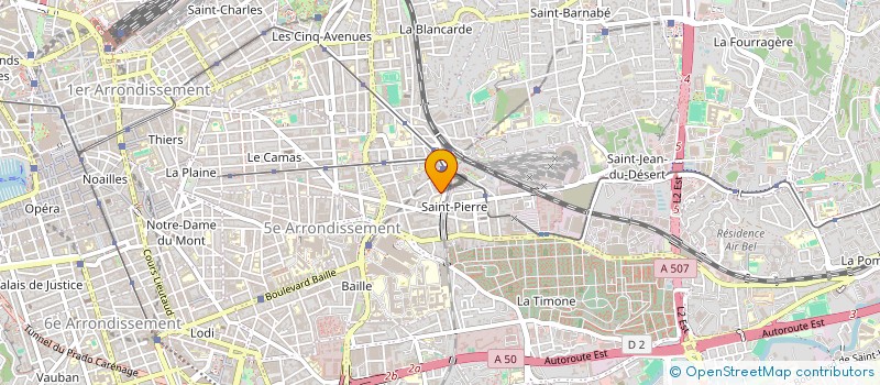 localisation de l'entreprise SCI BALARD PELLIER  MARSEILLE