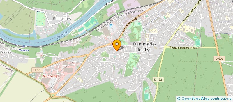 localisation de l'entreprise SCI BALATA à DAMMARIE-LES-LYS