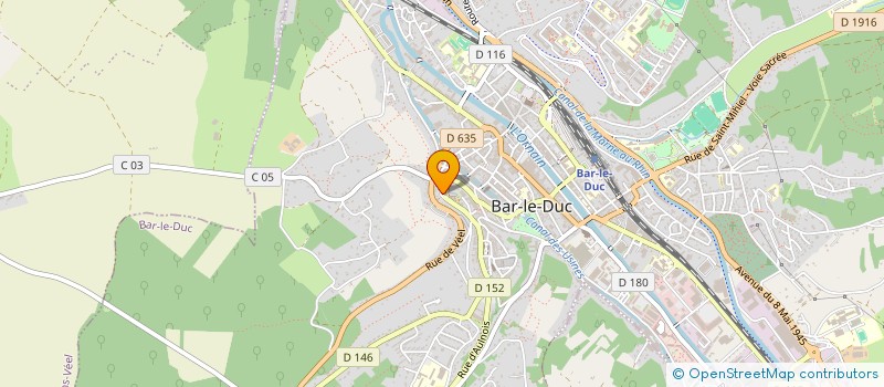 localisation de l'entreprise SCI BALATON  BAR-LE-DUC