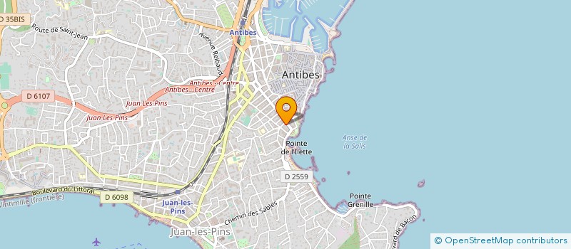 localisation de l'entreprise SCI BALAVOINE  ANTIBES