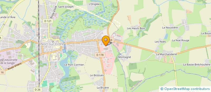 localisation de l'entreprise SCI BALAVOINE AND CO IMMOBILIER  NORT-SUR-ERDRE