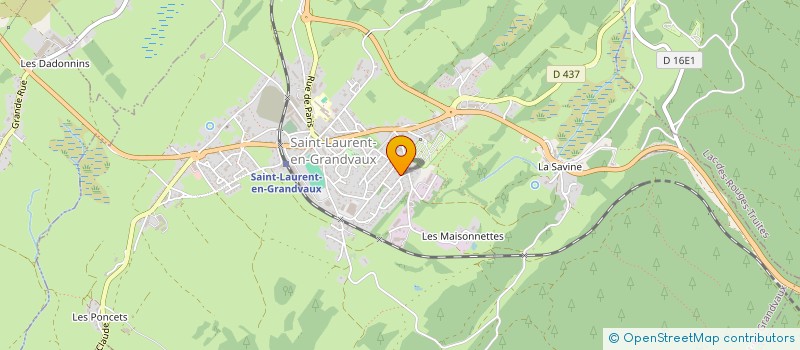 localisation de l'entreprise SCI BALBALO  SAINT-LAURENT-EN-GRANDVAUX