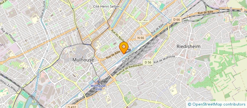 localisation de l'entreprise SCI BALBAY  MULHOUSE